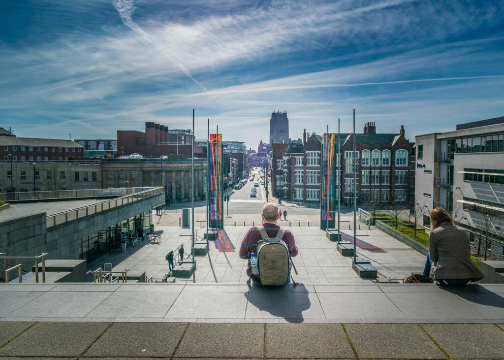 liverpool, nature, sky, clouds, church, atmosphere